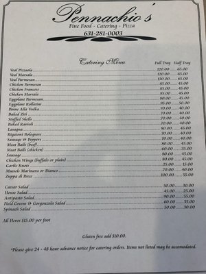 Menu photo 2 Pennachio's Manorville, NY
