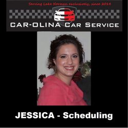 Car-olina Car Service - Jessica manages Customer and Driver scheduling, as well as your trip quotation.
