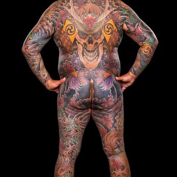 Electric Tiger Tattoo - Full Japanese Bodysuit done by Alessio - Tattoo Near Me - San Diego, California