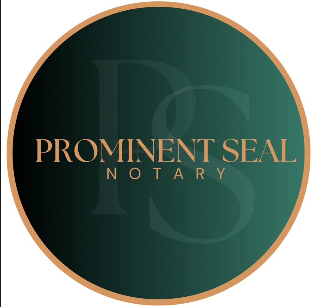 PROMINENT SEAL NOTARY Request Consultation Houston, Texas