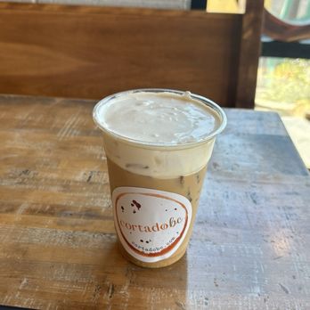 Cortado BC - Marzipan Latte with cold foam - Cafes Near Me - Phoenix, Arizona Cortado BC - Marzipan Latte with cold foam - Cafes Near Me - Phoenix, Arizona