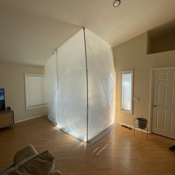 Leo Home Solutions - Job site containment to keep dirt and debris free from getting into our home. - Pest Control Near Me