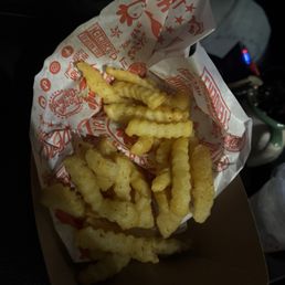 "Large fry - $6.50" "Large fry - $6.50"