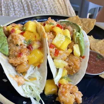 Down the Hatch Maui - Lava Lava Shrimp Tacos - Seafood Near Me - Lahaina, Hawaii