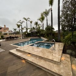 Barbosa Pool and Spa - We upgraded the automation and lighting system while this pool was being beautifully remodeled.