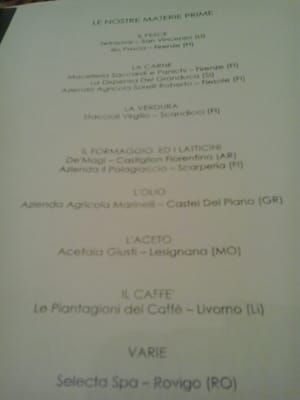 Menu photo 1 Io-Osteria Personale Florence, FI