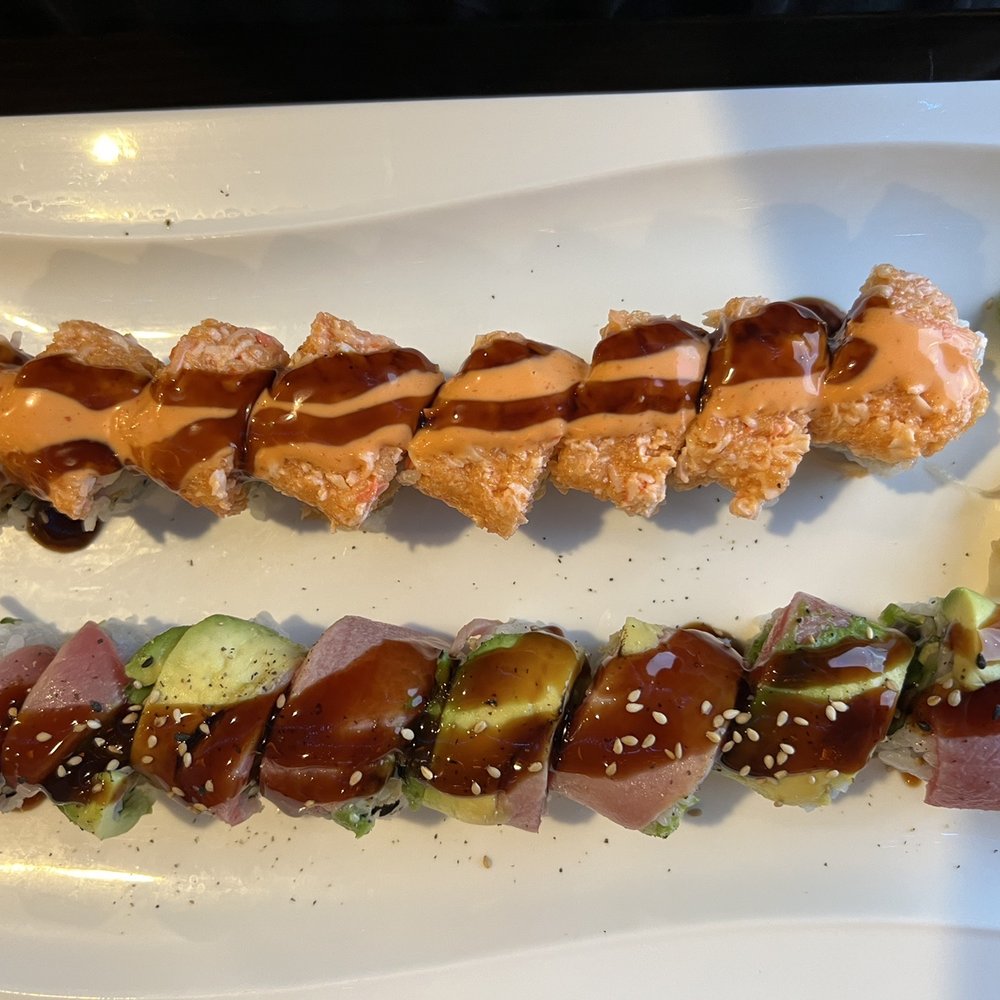 Hanami Express - S4. Kani Love Roll & S12. Crazy Roll - Japanese Near Me - Austintown, Ohio Hanami Express - S4. Kani Love Roll & S12. Crazy Roll - Japanese Near Me - Austintown, Ohio