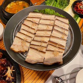 Dine Korean Restaurant - a variety of foods on a table - Korean Near Me - Buena Park, California Dine Korean Restaurant - a variety of foods on a table - Korean Near Me - Buena Park, California