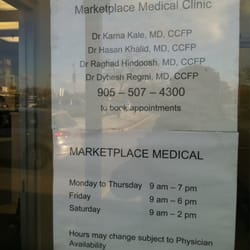 Marketplace Medical Clinic - Timings and Doctors