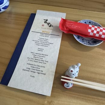 Sushi Masuyoshi - Menu - Sushi Bars Near Me - Culver city, California