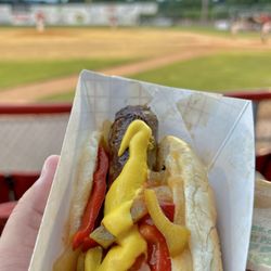 Elmira Pioneers Baseball - Ballpark hot dog