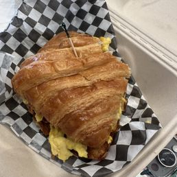 Breakfast Croissant Sandwich