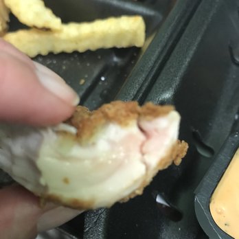 Zaxbys - I bit into this chicken and I see pink every where........ - Chicken Wings Near Me - Louisville, Kentucky Zaxbys - I bit into this chicken and I see pink every where........ - Chicken Wings Near Me - Louisville, Kentucky