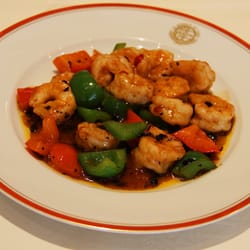 Le Bonheur de Chine - Crevettes sautées à la sauce haricot noir