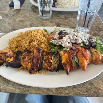 Panini Kabob Grill - Chicken kabob with bulgur - Mediterranean Near Me - Burbank, California