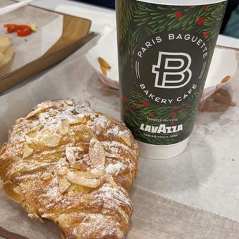 Paris Baguette - Latte and Almond Croissant - Bakeries Near Me - Birmingham, Michigan Paris Baguette - Latte and Almond Croissant - Bakeries Near Me - Birmingham, Michigan