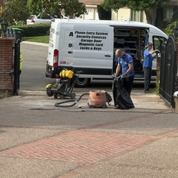 Cutting to install the loop for the gate