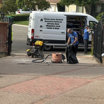 VG Tech - Cutting to install the loop for the gate - Fences & Gates Near Me - Ontario, California