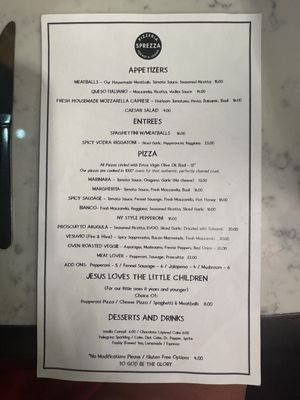 Menu photo 3 Pizzeria Sprezza Euless, TX Menu photo 3 Pizzeria Sprezza Euless, TX