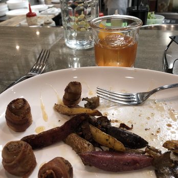 Salt New American Table - Half way through my Sweetbreads (and Old Fashion). - New American Near Me - McAllen, Texas Salt New American Table - Half way through my Sweetbreads (and Old Fashion). - New American Near Me - McAllen, Texas