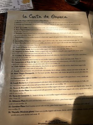 Menu photo 6 La Carta de Oaxaca Seattle, WA Menu photo 6 La Carta de Oaxaca Seattle, WA