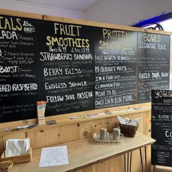 Rooted Market - Smoothie and bowl menus