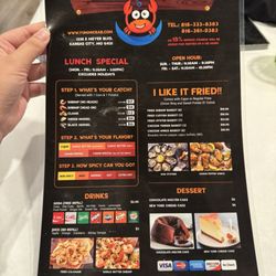 Menu front