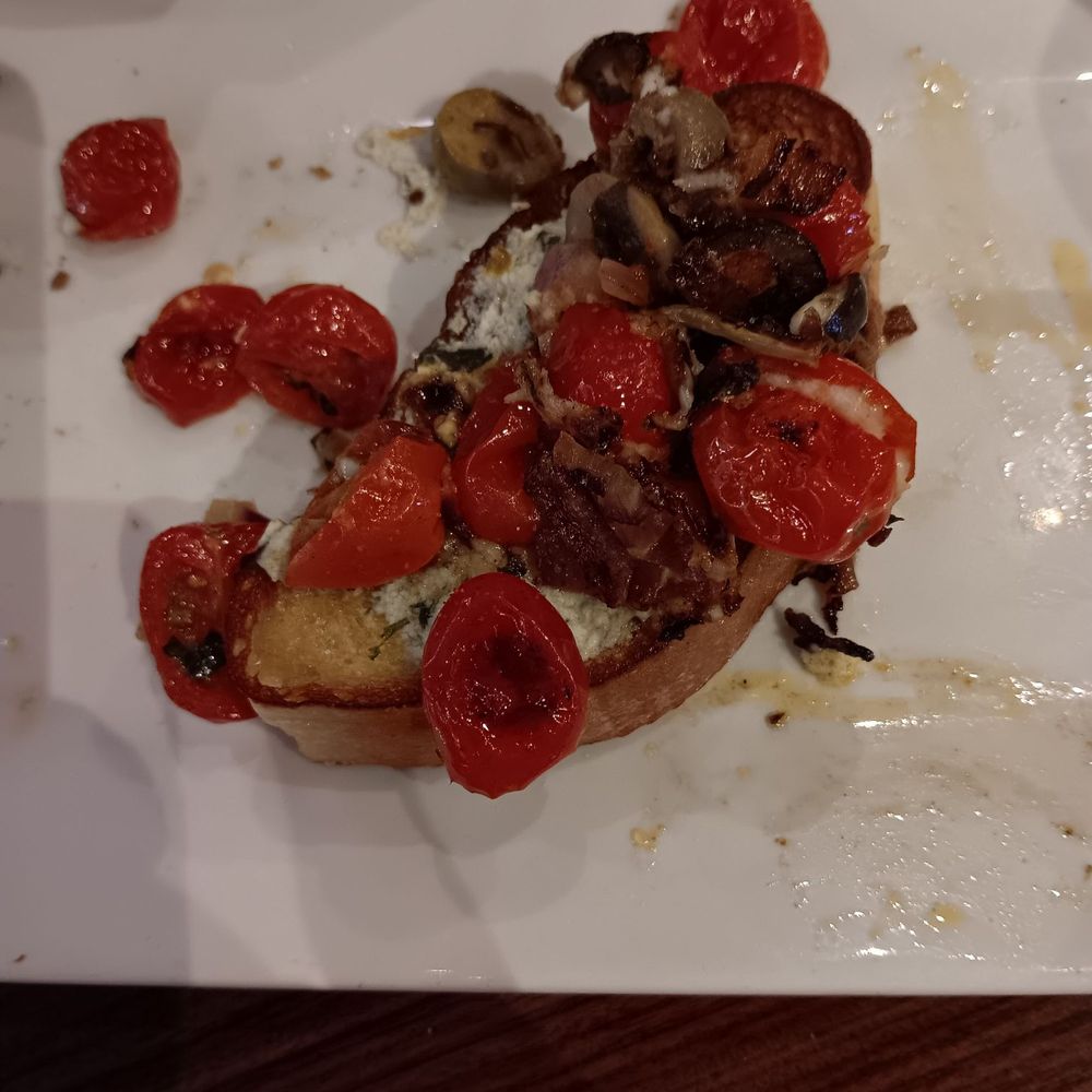 The Diner at Webb Gin - Bruschetta, we had already devoured the other 3! Excellent! - Diners Near Me - Snellville, Georgia