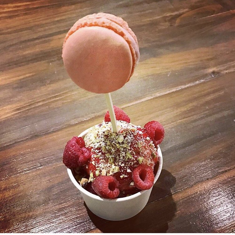 Made by Marcus - French Kicks usually has a big soft serve swirl but I subbed for ice cream. - Coffee & Tea Near Me - Calgary, Alberta Made by Marcus - French Kicks usually has a big soft serve swirl but I subbed for ice cream. - Coffee & Tea Near Me - Calgary, Alberta