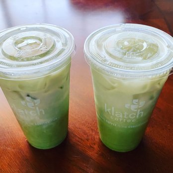 Klatch Coffee - Iced Rishi Matcha Latte - Cafes Near Me - Fontana, California