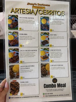 Menu photo 2 Tony’s Barbecue Artesia, CA Menu photo 2 Tony’s Barbecue Artesia, CA