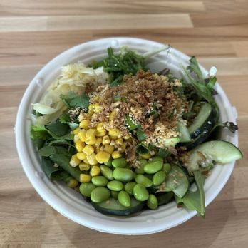 Poke House - Vegan bowl - "small" salad that's actually quite big! - Poke Near Me - Austin, Texas