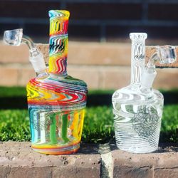 Toobs Glass Gallery - Idab Glass Henny Bottles