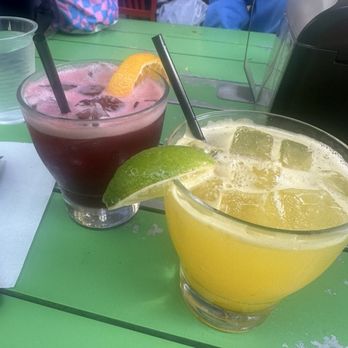 Johnny Mañana's - Strawberry and Mango Margaritas (Margarita Monday!) - Mexican Near Me - Oceanside, California