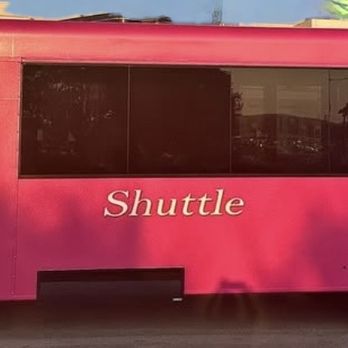 Downtown Shuttle - Eye-catching pink shuttle with a clean, modern look--easy to spot, professionally maintained, and ready to get you to Downtown Nashville. - Public Transportation Near Me