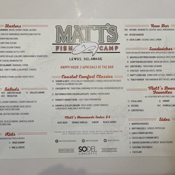 Matt's Fish Camp Lewes - Seafood Near Me - Lewes, Delaware Matt's Fish Camp Lewes - Seafood Near Me - Lewes, Delaware