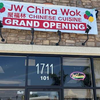 JW China Wok - Outside signage - Chinese Near Me - Redlands, California JW China Wok - Outside signage - Chinese Near Me - Redlands, California