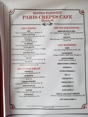 Menu photo 8 Paris Crepes Cafe Niagara Falls, ON Menu photo 8 Paris Crepes Cafe Niagara Falls, ON