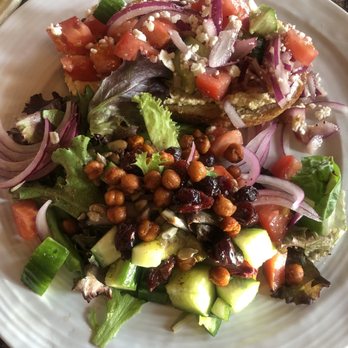 Sage Social Eatery - Hummus Mediterranean Toast Plate - Latin American Near Me - Covina, California Sage Social Eatery - Hummus Mediterranean Toast Plate - Latin American Near Me - Covina, California