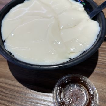Snackshot - Hot tofu dessert with ginger sauce - Desserts Near Me - Vancouver, British Columbia Snackshot - Hot tofu dessert with ginger sauce - Desserts Near Me - Vancouver, British Columbia
