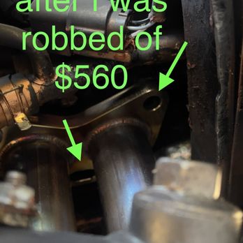 Johns Auto Pros - Two of three bolts not in the engine block on driver side - Auto Repair Near Me - Escondido, California Johns Auto Pros - Two of three bolts not in the engine block on driver side - Auto Repair Near Me - Escondido, California