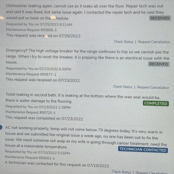 Liberty Management - Request they received and did minimal to nothing about. - Property Management Near Me - San Antonio, Texas Liberty Management - Request they received and did minimal to nothing about. - Property Management Near Me - San Antonio, Texas