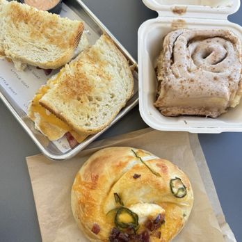 Little Goat Kitchen & Bakeshop - 1. Classic breakfast sandwich 2. Jalapeño Bagel 3. Cinnamon Roll - Bakeries Near Me - Temecula, California Little Goat Kitchen & Bakeshop - 1. Classic breakfast sandwich 2. Jalapeño Bagel 3. Cinnamon Roll - Bakeries Near Me - Temecula, California