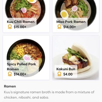 Kuu - Advertised size. Look at the egg for reference - Ramen Near Me - New York, New York