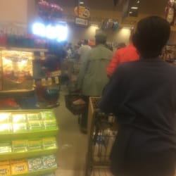 Safeway - No, inclement weather or special occasion coming up. This is the express line.
