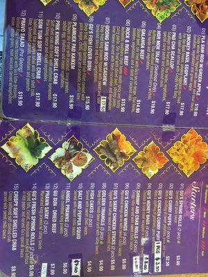 Menu photo 1 GU Thai Studio Kitchen Bondi Junction, NSW Menu photo 1 GU Thai Studio Kitchen Bondi Junction, NSW