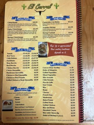 Menu photo 4 El Corral Burnsville, MS