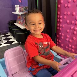 Sharkeys Cuts for Kids - San Ramon - Gary was very pleased with his haircut.