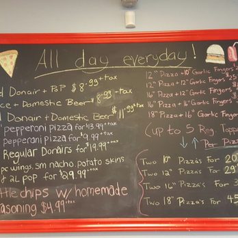 Tony Pepperoni - a menu on a blackboard - Pizza Near Me - Fredericton, New Brunswick Tony Pepperoni - a menu on a blackboard - Pizza Near Me - Fredericton, New Brunswick