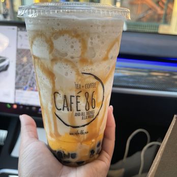 Cafe 86 - Caramel Milk Slush - Desserts Near Me - San Jose, California